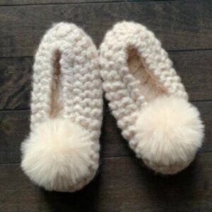 Anthropologie Knitted Slippers - NEW